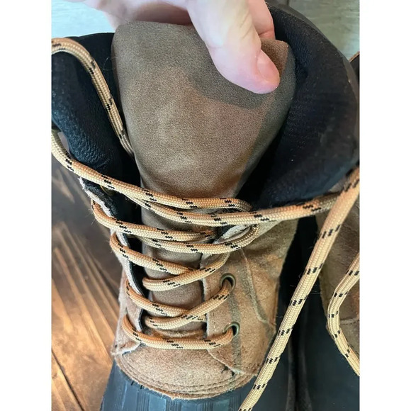 Goodfellow Thermalife Rain Duck Boots Men’s 10 Black Brown Neutral Winter Fall - Picture 12 of 15